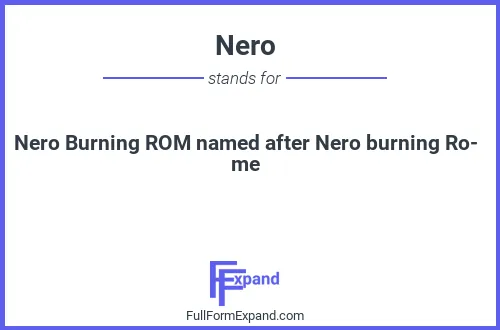 Full form of Nero