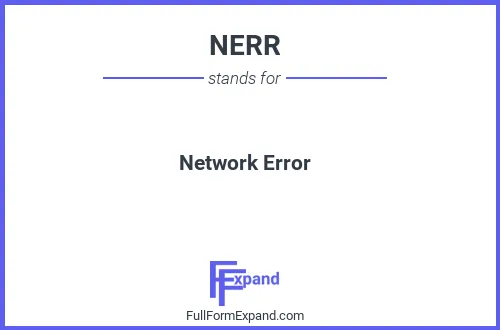 Full form of NERR