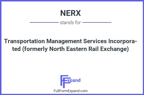 Full form of NERX