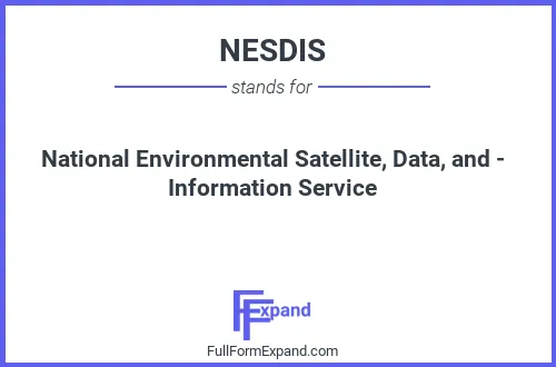 Full form of NESDIS