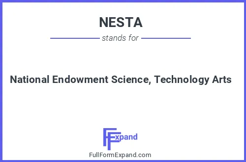 Full form of NESTA