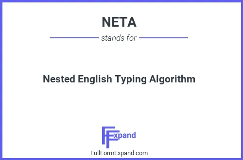 Full form of NETA