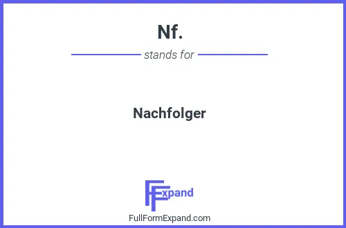 Full form of Nf.