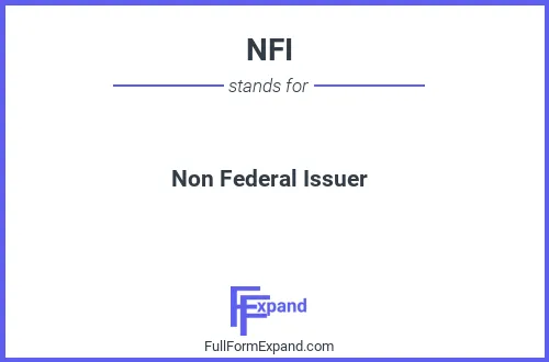 Full form of NFI