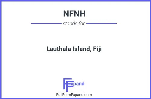 Full form of NFNH