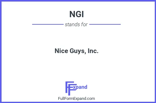 Full form of NGI