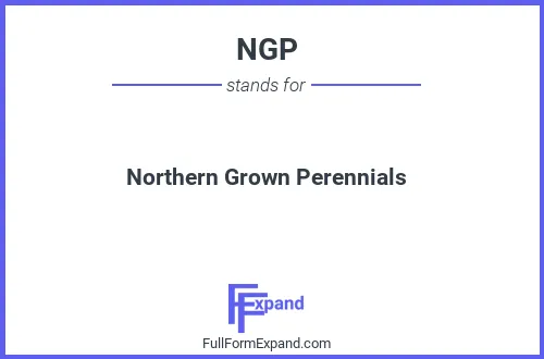 Full form of NGP