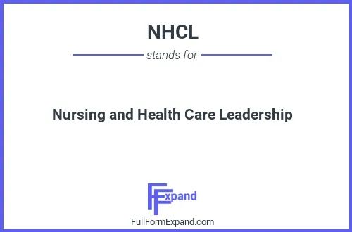 Full form of NHCL