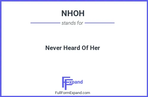Full form of NHOH