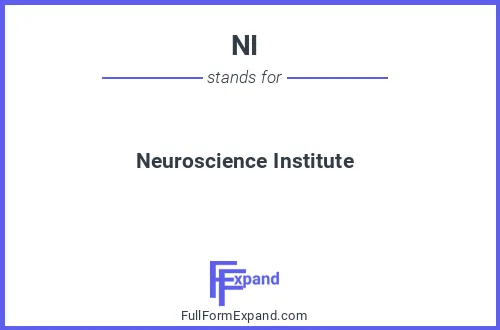 Full form of NI