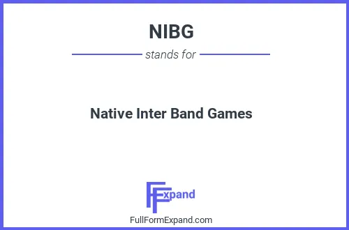 Full form of NIBG