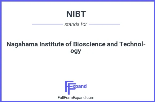Full form of NIBT