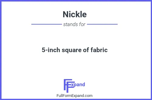 Full form of Nickle