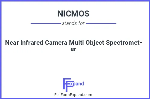 Full form of NICMOS