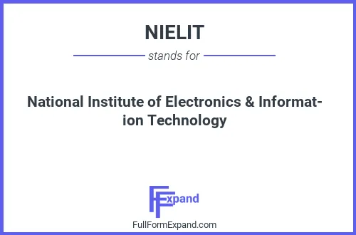 Full form of NIELIT