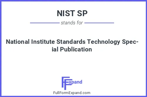 Full form of NIST SP