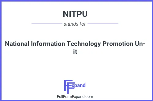 Full form of NITPU
