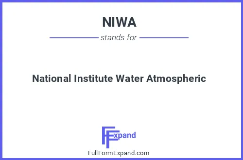 Full form of NIWA
