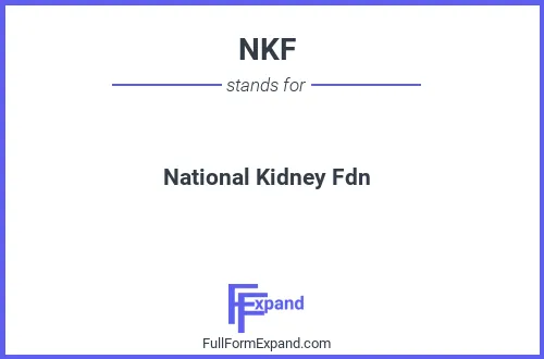 Full form of NKF