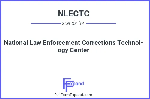 Full form of NLECTC