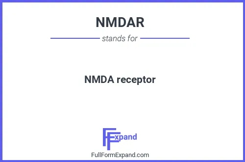 Full form of NMDAR