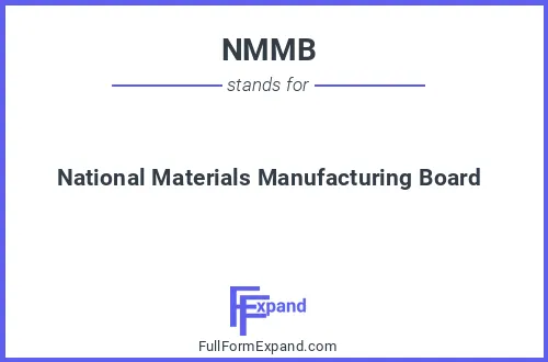 Full form of NMMB
