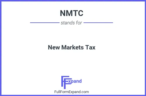 Full form of NMTC