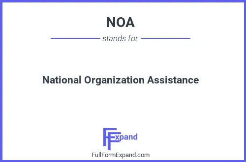 Full form of NOA