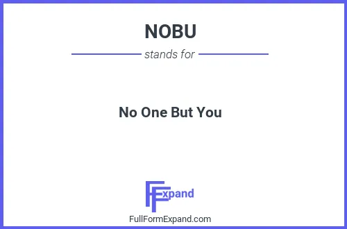 Full form of NOBU