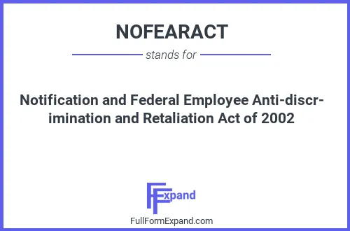 Full form of NOFEARACT