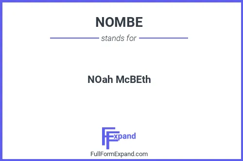 Full form of NOMBE