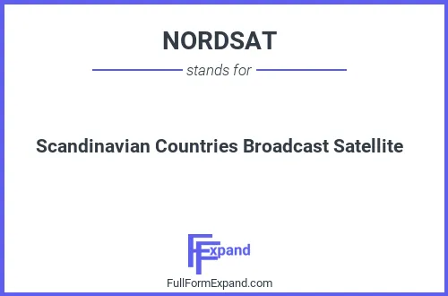 Full form of NORDSAT