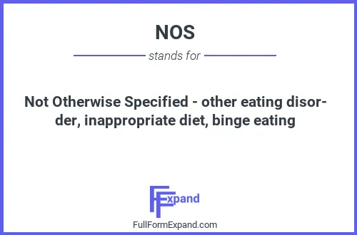 Full form of NOS