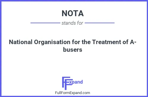 Full form of NOTA