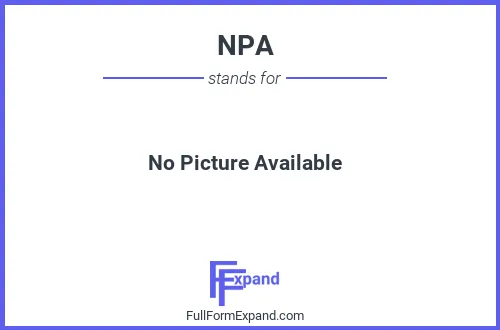 Full form of NPA