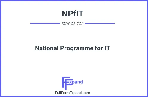 Full form of NPfIT