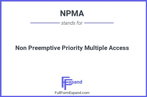 Full form of NPMA