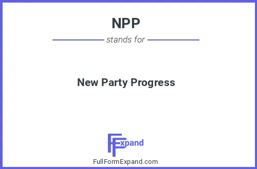 Full form of NPP