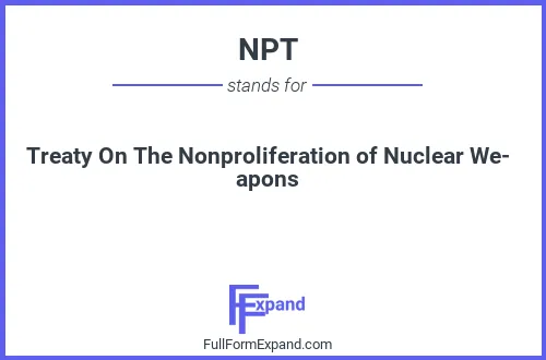 Full form of NPT