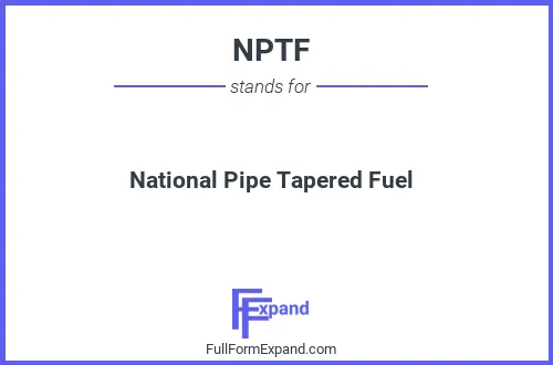 Full form of NPTF