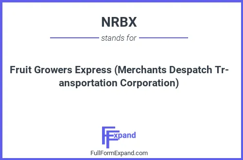 Full form of NRBX