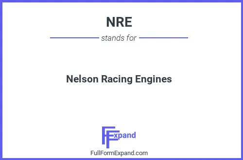 Full form of NRE