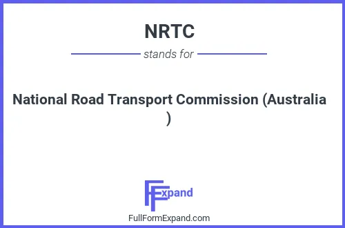 Full form of NRTC