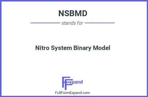 Full form of NSBMD