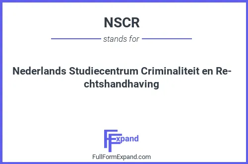 Full form of NSCR