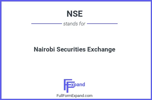 Full form of NSE