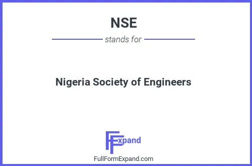 Full form of NSE