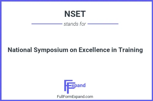 Full form of NSET