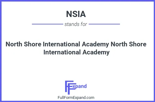 Full form of NSIA