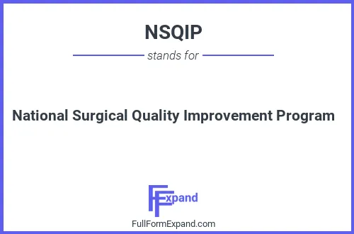Full form of NSQIP